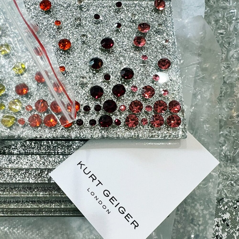Kurt Geiger | London Multicolored Crystals Clutch  - NIB/NWT - Picture 7 of 10